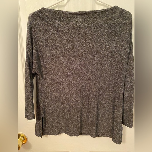 Babaton 3/4 Length Speckled Top With Side Split - Picture 4 of 7